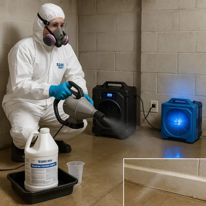 Sanitization and Odor Removal process in Entiat, WA